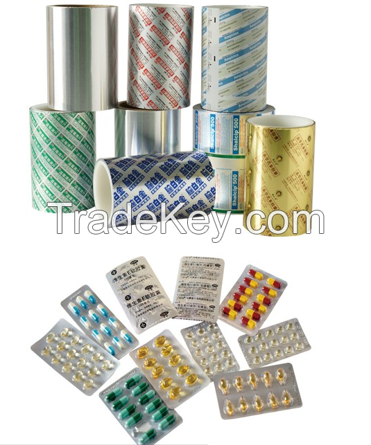 Aluminium foil for Blister Medical Packing pill blister packs
