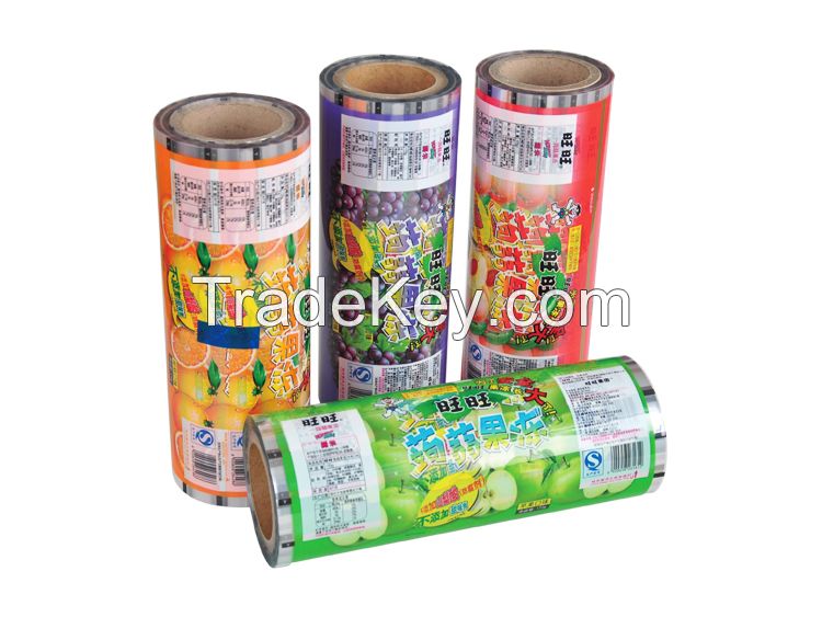 New style printed laminated foil roll film for seed pacakging