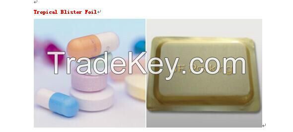 Pharmaceutical Tropical Aluminum For Medical Tablet Packaging