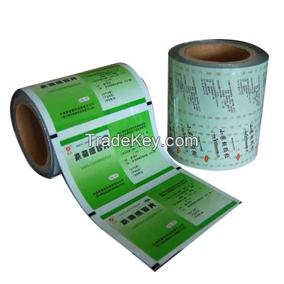 Excellent laminated aluminum ziplock plastic medicine bag and film for hospital