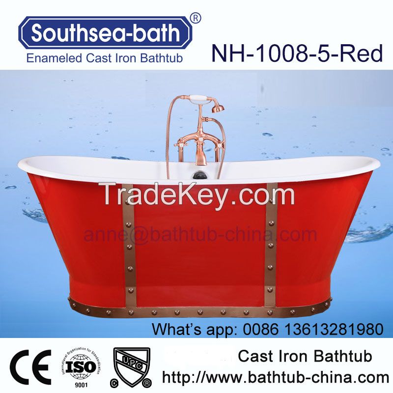 Luxury Skirted Cast Iron Bathtub Cheap Price