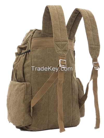 Fashion Canvas Leisure Backpack. Sports Bag, Travel Bag, School Bag