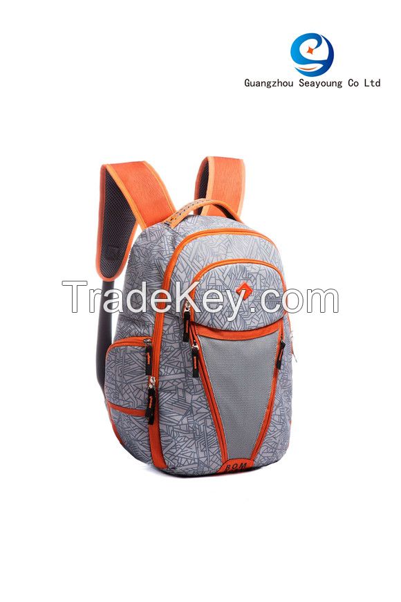 2017 Latest Design Stylish Waterproof Travel Backpack Teenager Sport Backpack