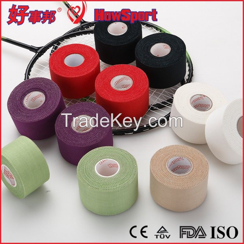 HowSport gymnastics zinx oxide cotton athletic adhesive strapping sports medicine tape 