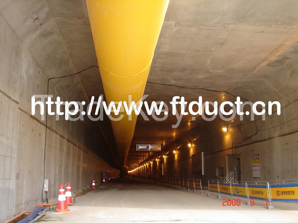 flat-mining tunnel duct hose
