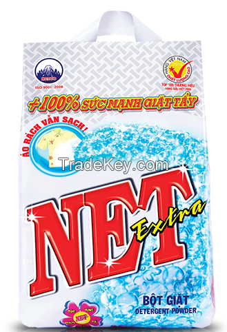 NET Extra Detergent Powder+100% Washing Power-Tattered shirt still clean