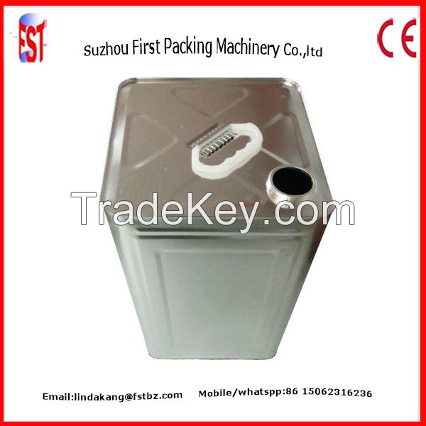 15kg metal square can making equipment