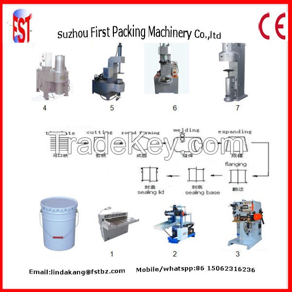 10-25 L Conical pail making production line