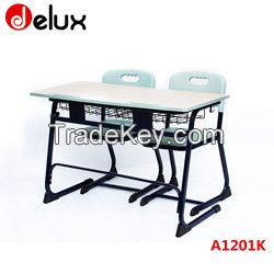 classical design school furniture college student desk and chair for sale