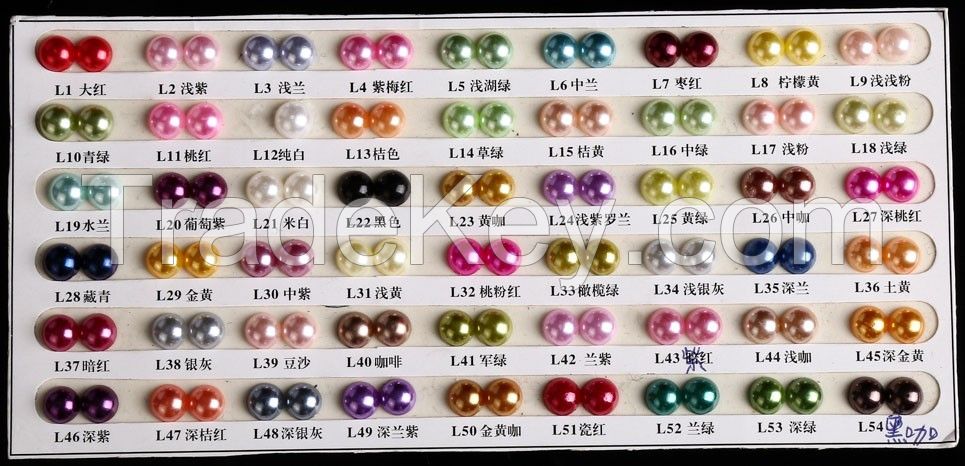 Garment Accesssories Multicolor AB Color Plastic Fllower Trimming