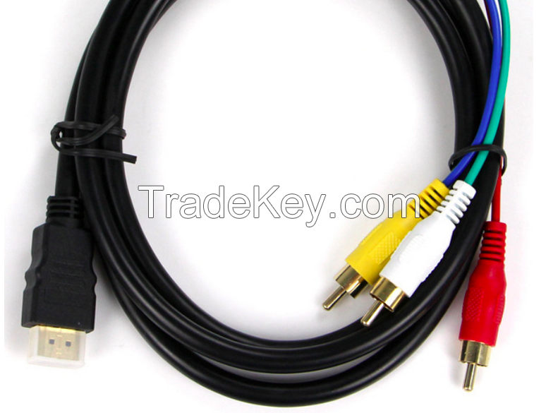 hdmi male to 3 rca video audio AV Cable