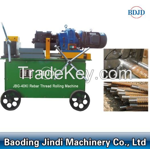 construction JBG-40K rebar thread rolling machine make threading to 65mm