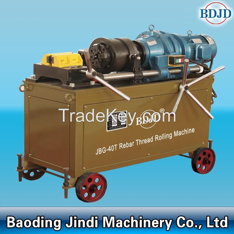 high speed threader bar threading steel rebar thread rolling machine