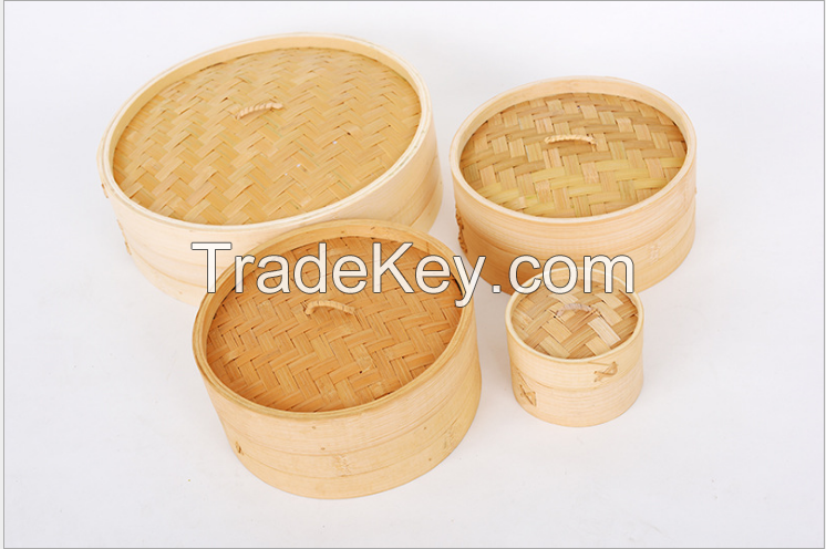 Bamboo steamer bamboo basket bamboo food and beverage holder