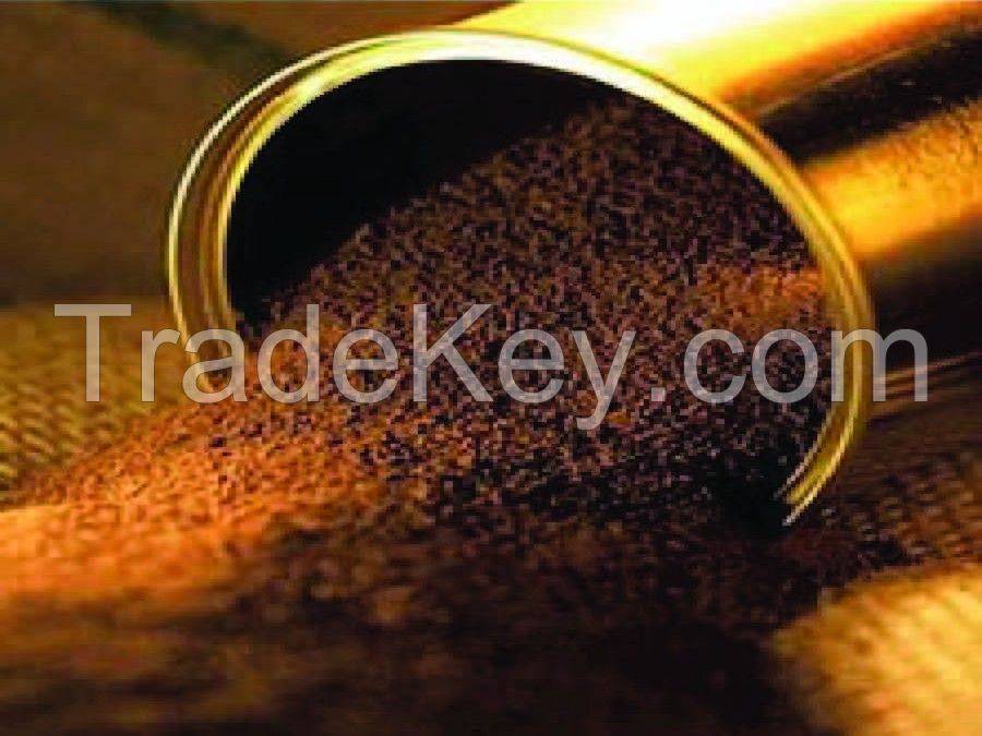 100% Black instant coffee powder