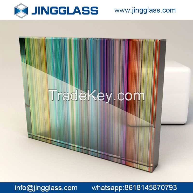 stained ceramic frit silkscreen digital printing color glass manufacturer