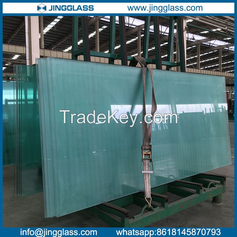 safety building construction tempered laminated glass 