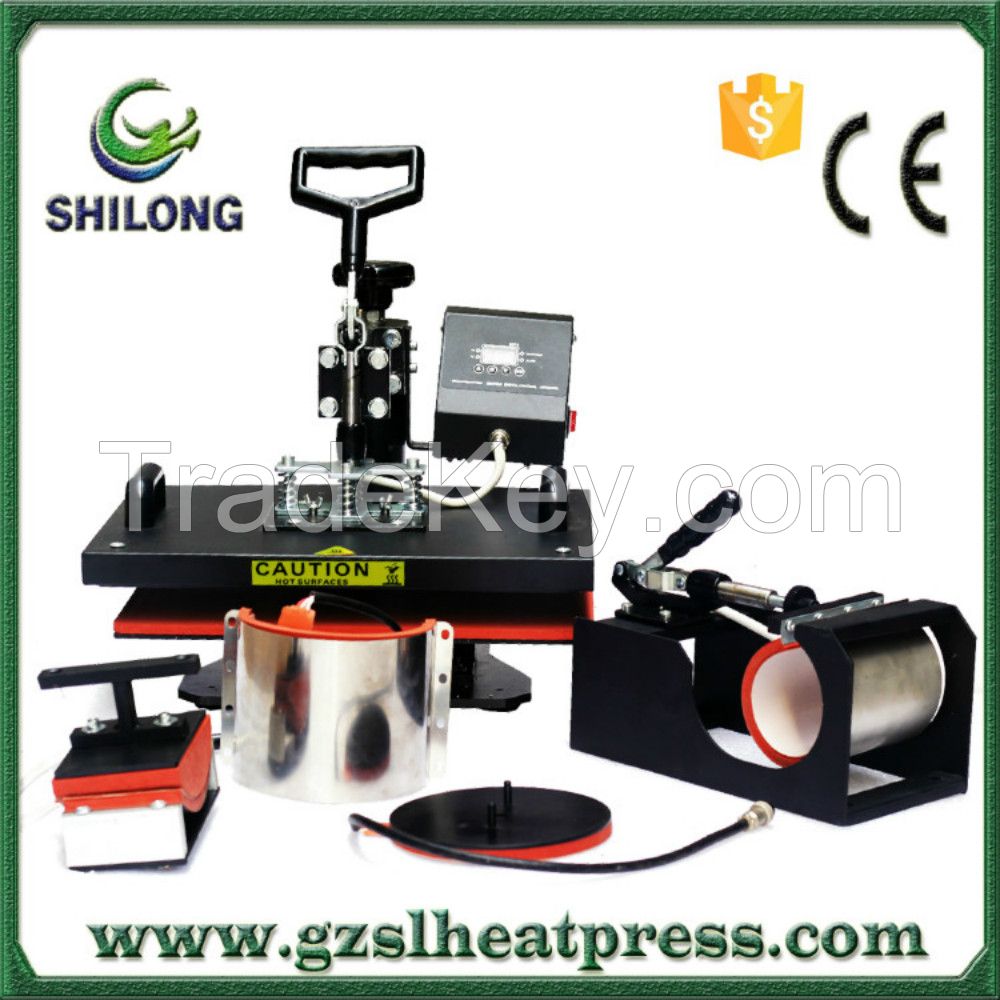 CE approved 8 in 1 combo heat press machine, sublimation machine