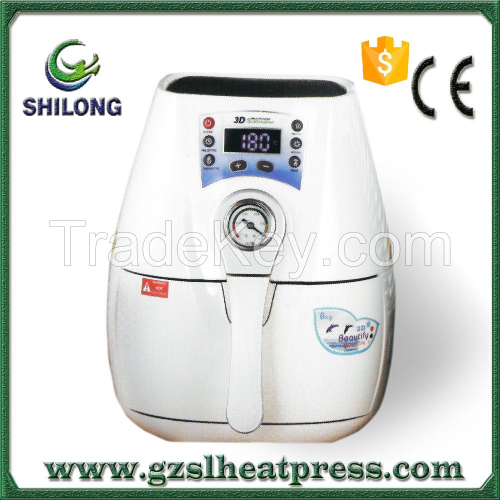 2016 New mini 3d sublimation vacuum heat press machine , shot glass mug printing machine for sale