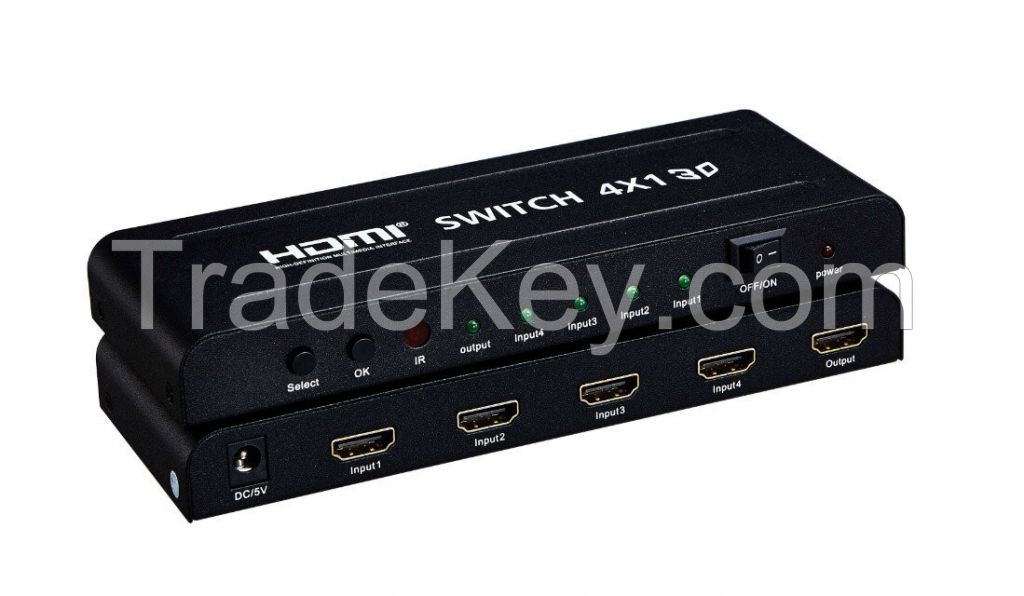 HDMI Switcher 4x1(with PIP function) Support 4K*2K