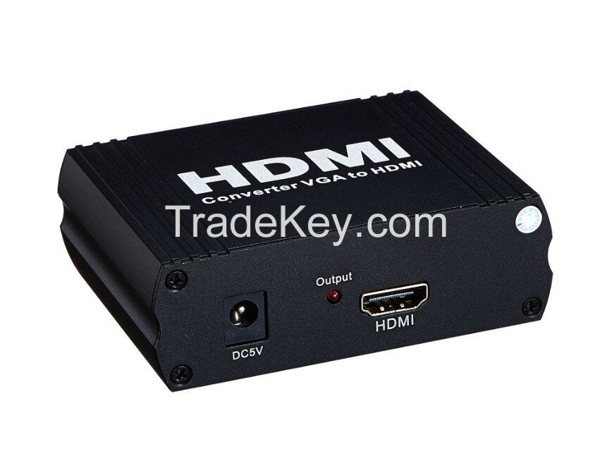 VGA+R/L to HDMI Converter