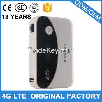 2016 high quality power bank 3g wifi router 4g modem