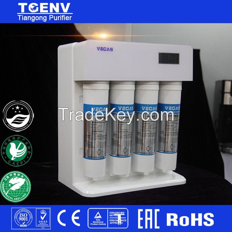 Five stage reverse osmosis filtration RO water purifier 