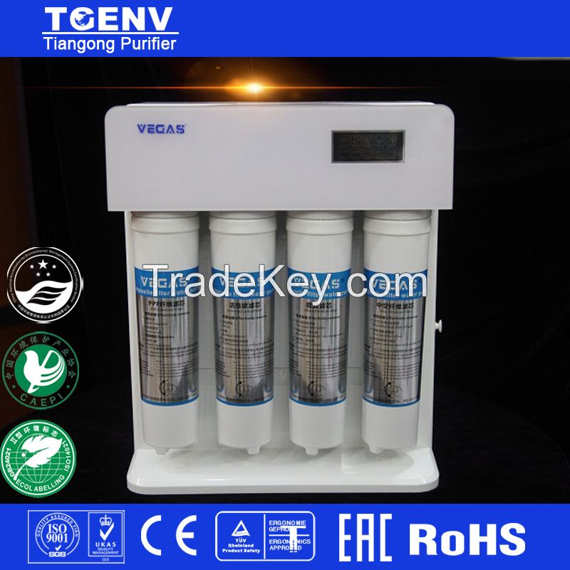 Five stage reverse osmosis filtration RO water purifier 