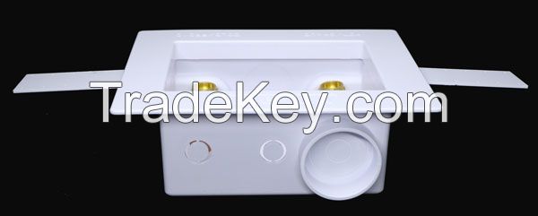 Washing machine outlet box