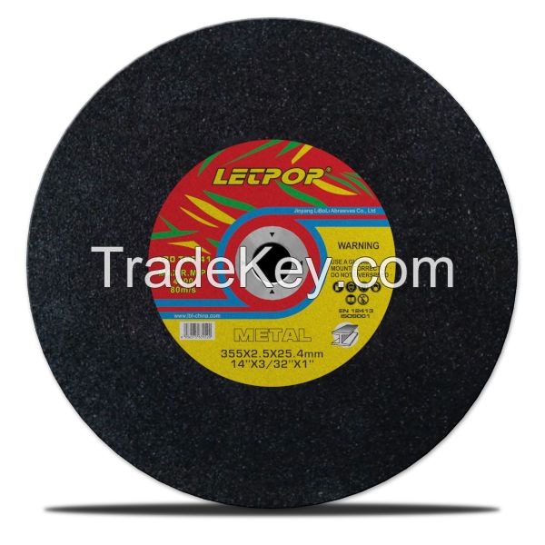 T41 10''-16'' Abrasive Cutting Wheels for Metal with MPA, EN12413