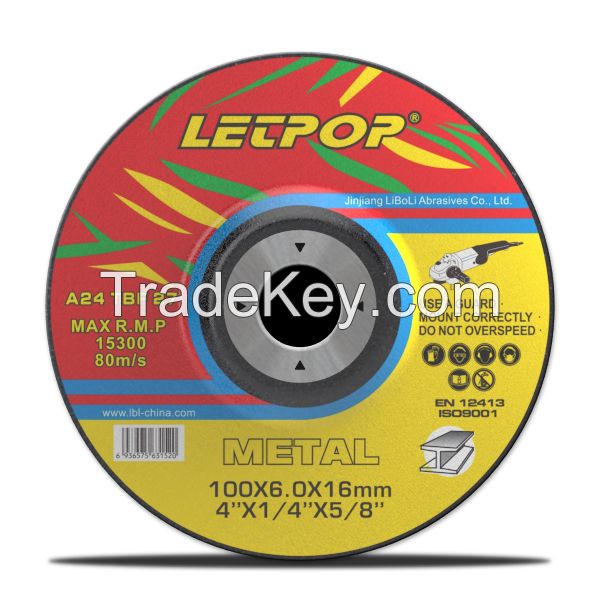 T27 Abrasive Grinding Wheels for Metal with MPA, EN12413