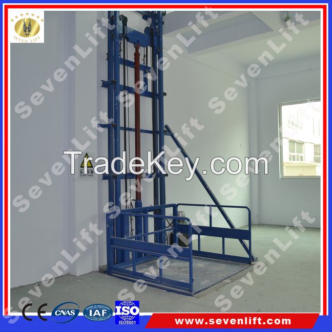 guide rail hydraulic lift