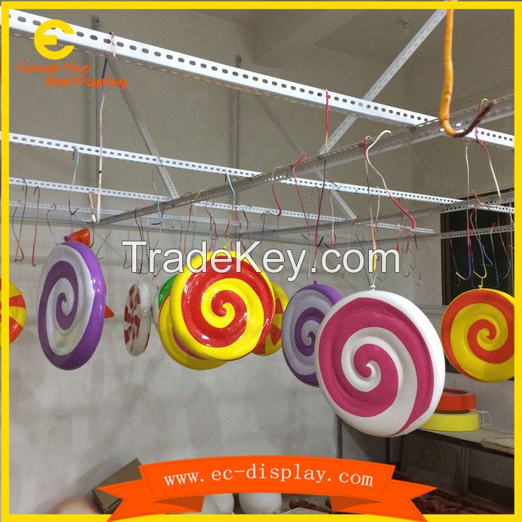 fiberglass giant lollipop prop window display props china companies