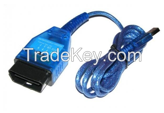 VAG KKL USB 409+ FIAT ECU Scan OBD Diagnostic Cable for Audi  Seat  VW Cars