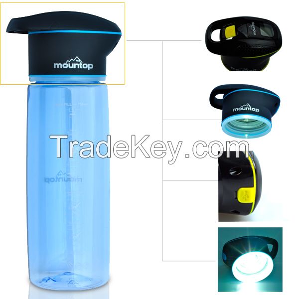 multi-functional direct-drinking outdoor sport water bottle