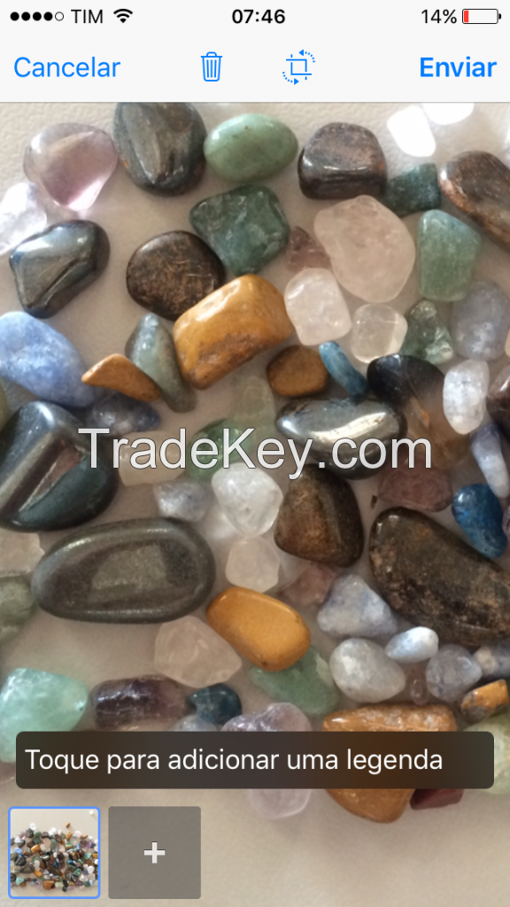 various rounded and polished stones