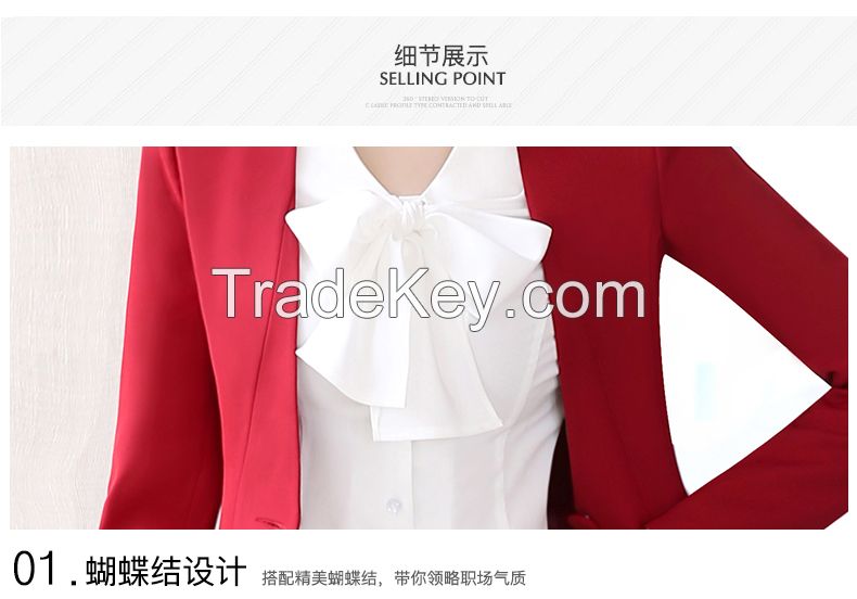 suit dress in red with smart living wrinkle