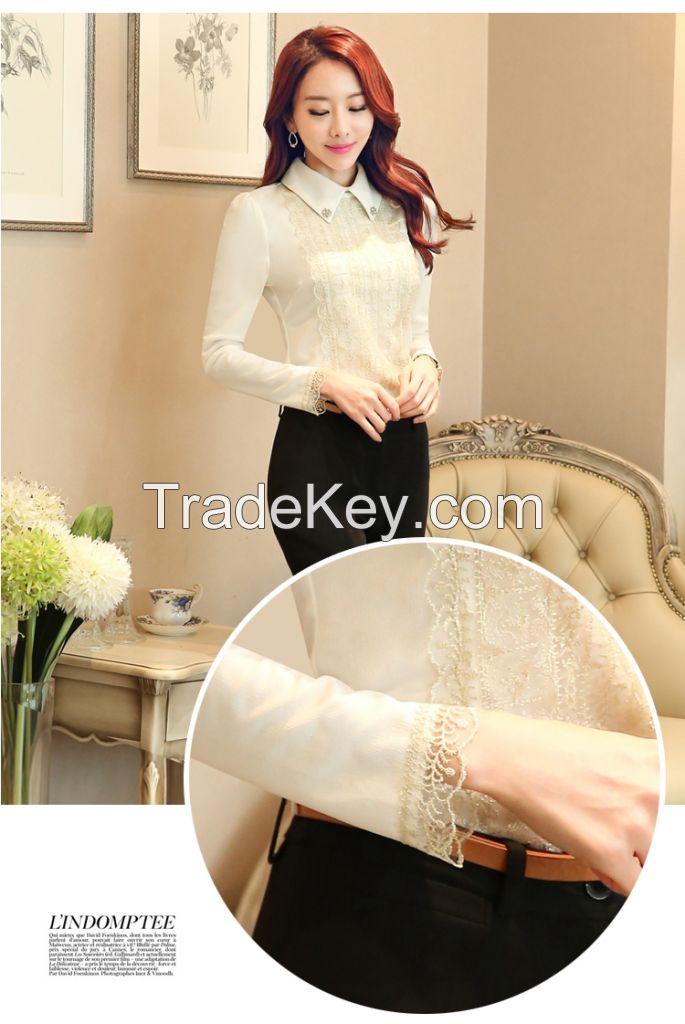 long sleeved shirt chiffon