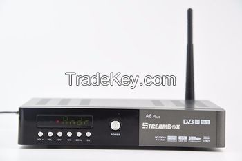A8 plus dvb-s2 satellite DVB-T2 DVB-S2 DVB-C All in one Hisi3796 IPTV