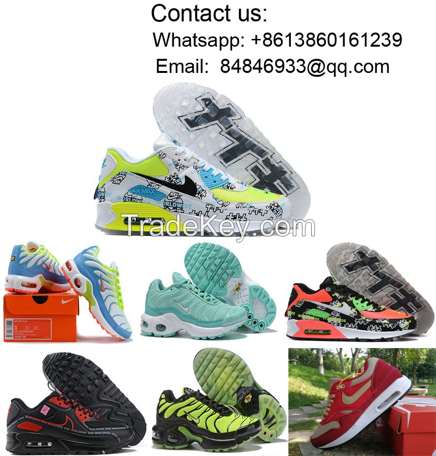 wholesale AIR MAX PLAUS Shoes Air Max 90 shoes Max90 Casual shoes Air Max 87 running Shoes Air max 97 Air max 2021 Air max 270 AIR MAX95 Sport shoes Free Shipping