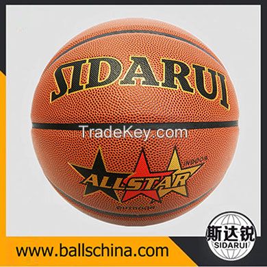 Leather/Micro fiber/PU/PVC basketball