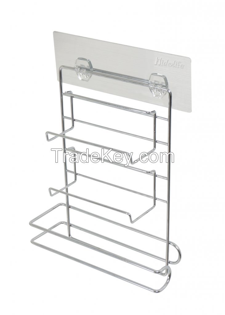 Stainless Food Wrap & Kitchen Towel Shelf