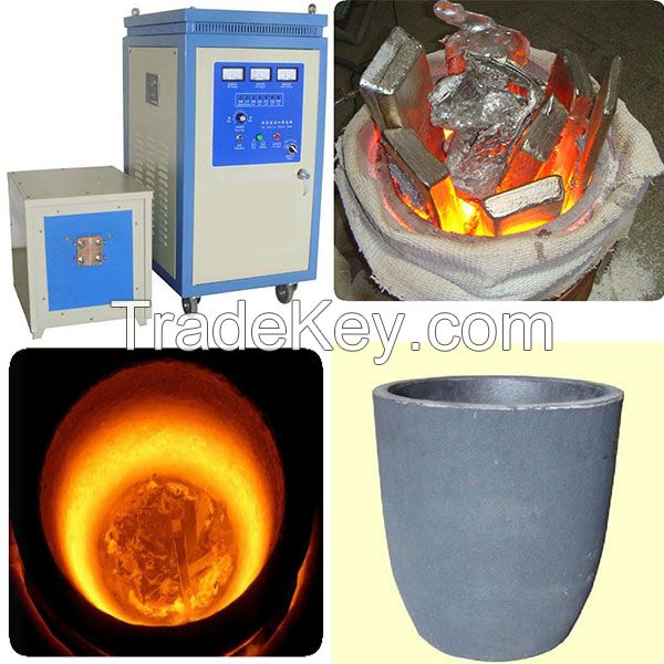 IGBT 5kg Iron Small Induction Melting Furnace Wh-VI-40kw
