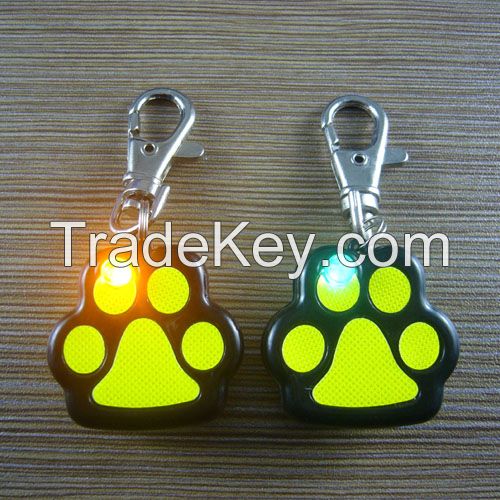 Win-2853 REFLECTIVE FLASHING TAG cat and dog Collar light