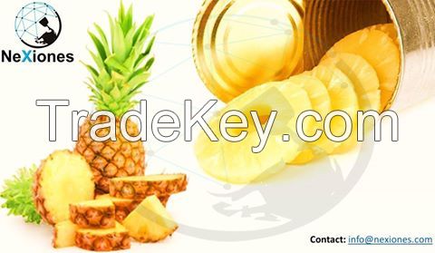 Fresh and Healthy Canned Pineapple