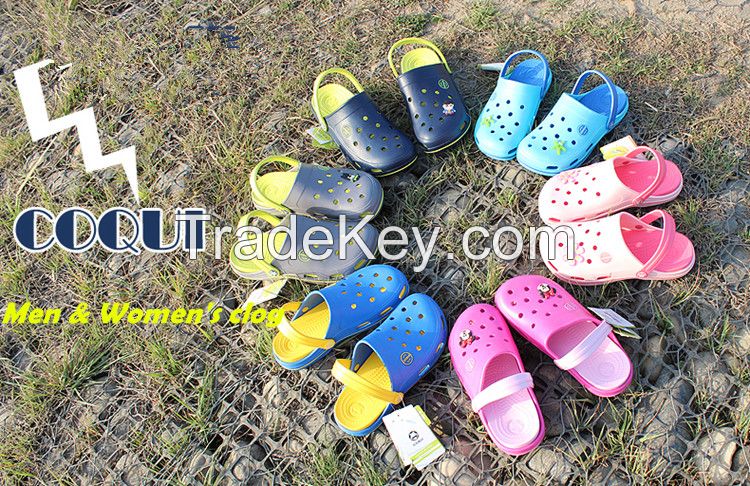 The Most Popular with Basic Design Classic Color Clogs, Upper with Bre