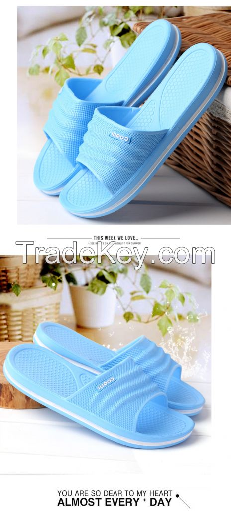 2016 summer cheap Plastic pvc upper new design fashion slipper shoes hot sale beach sandals EVA slippers latest design  bathroom slippers