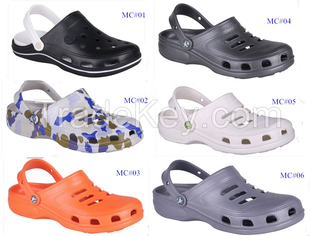 The Most Popular with Basic Design Classic Color Clogs, Upper with Breathable Hole Garden Shoes 