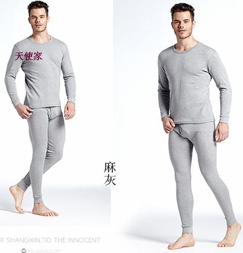 thermal underwear sets 100% cotton long underwear long john