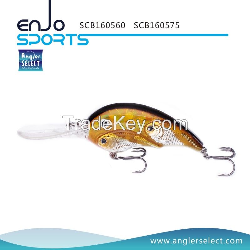 Angler Select Fishing Tackle School Fish Crankbait Deep Diving Fishing